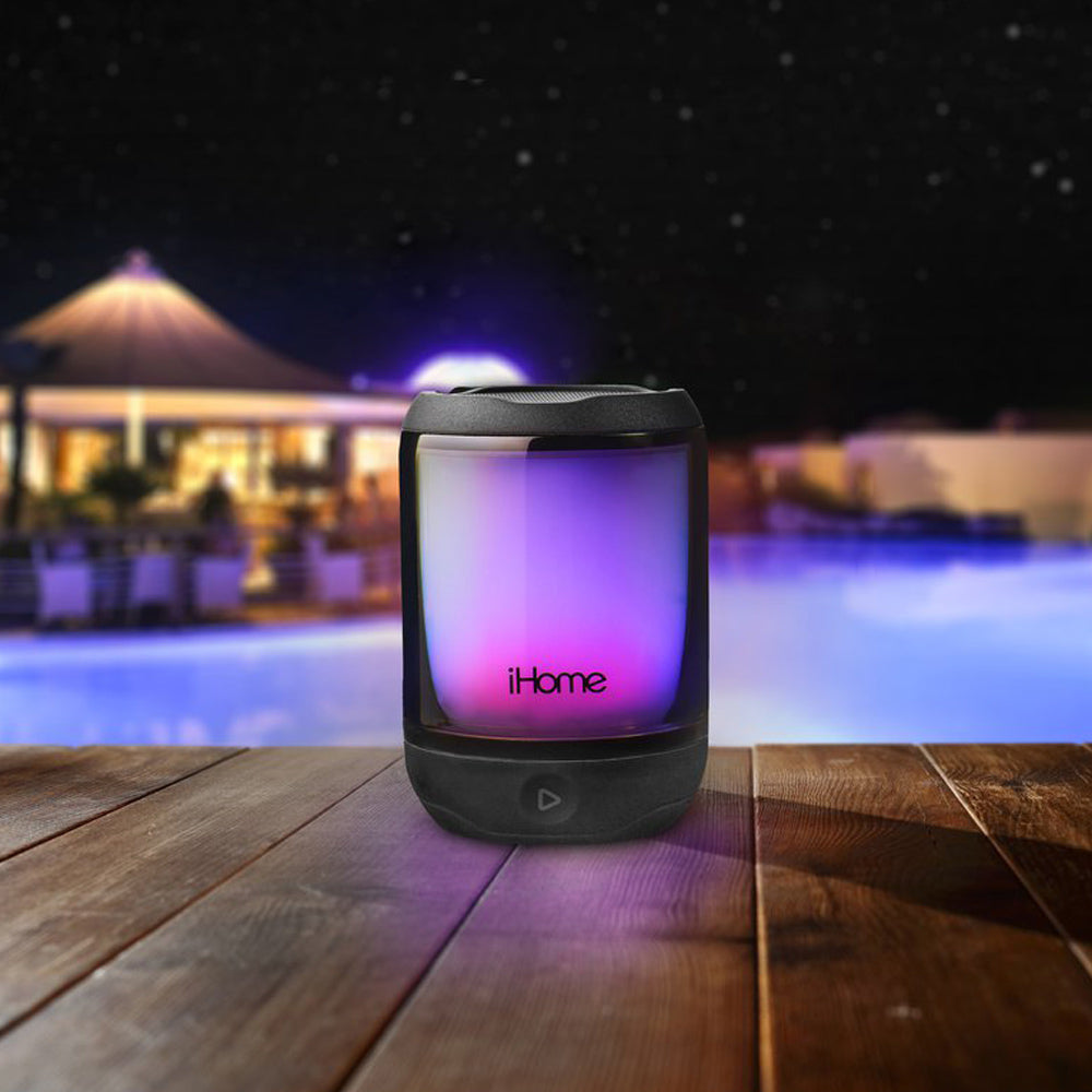PlayGlow Rechargeable Color Changing Waterproof Bluetooth Speaker with Mega Battery