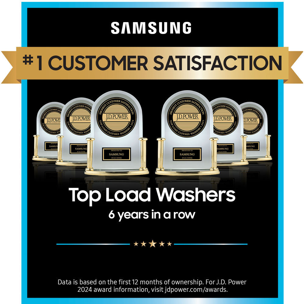 4.0 Cu Ft Top Load White Washer with ActiveWave™ Agitator and Soft-Close Lid