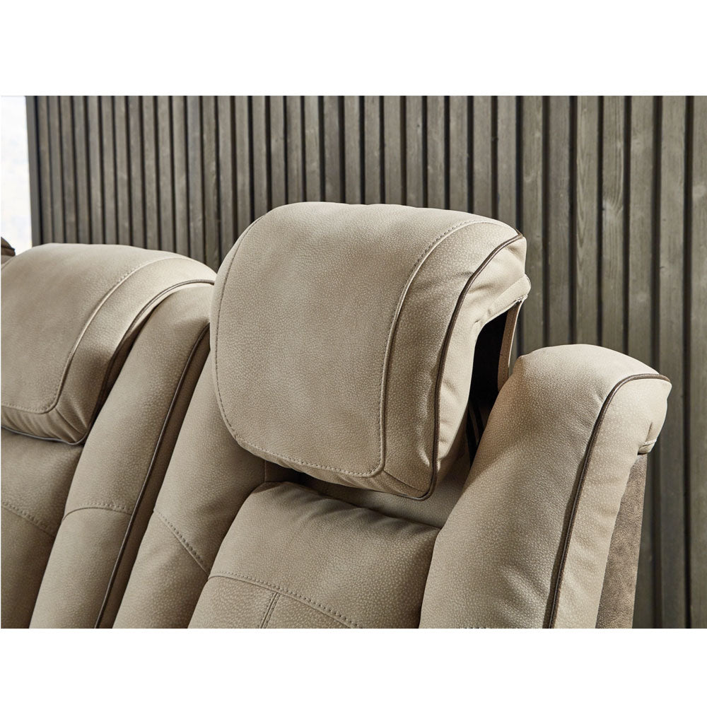 Camille Power Reclining Sofa, Loveseat, and Recliner – Brown