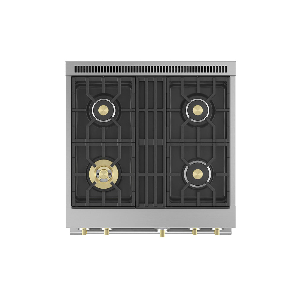 5.7 CuFt Smart Slide-In Gas Range in Stainless Steel