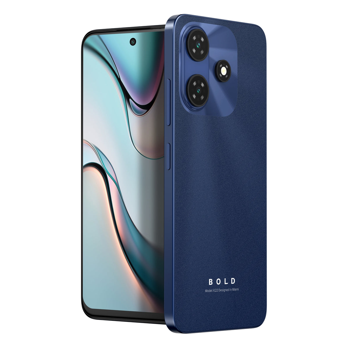 BOLD K22 5G 6.7” HD Infinity Dot Display 128GB Storage 4GB RAM +(8GB Xtra RAM) Blue