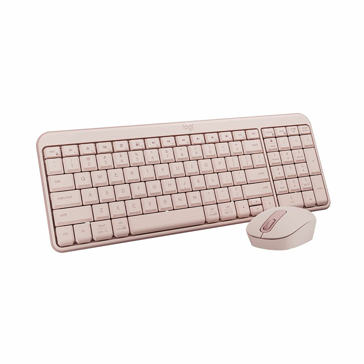 Logitech MK250 Compact Bluetooth Wireless Combo in Rose