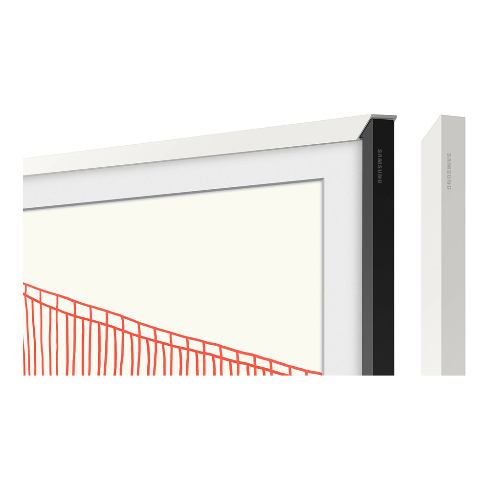 43-Inch Customizable Frame Bezel - Modern White