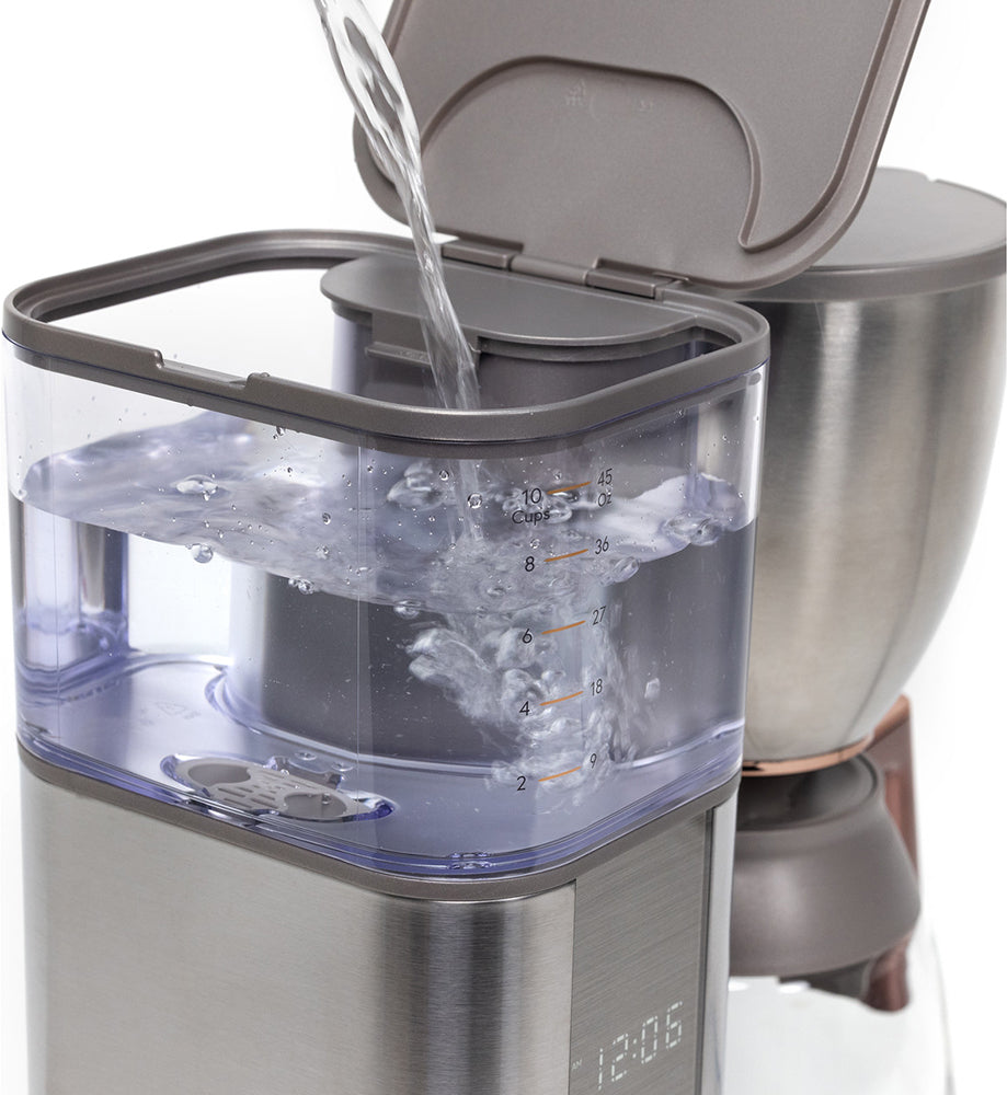 Specialty Drip Coffee Maker with Glass Carafe - Stainless Steel