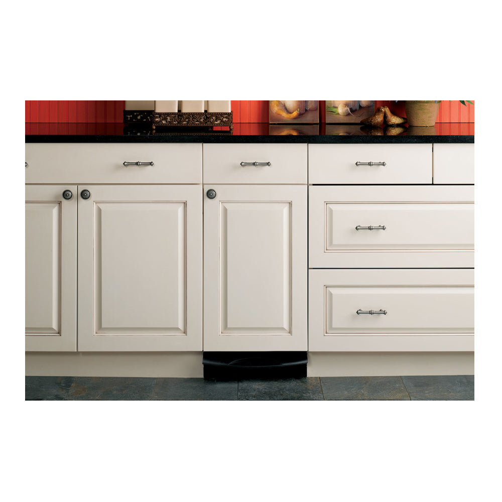 15-inch Universal Built-In Hidden Control Trash Compactor with Toe Pedal Opener - Panel Ready