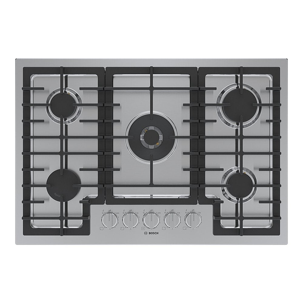 30-Inch 800 Series Gas Cooktop - Stainless steel