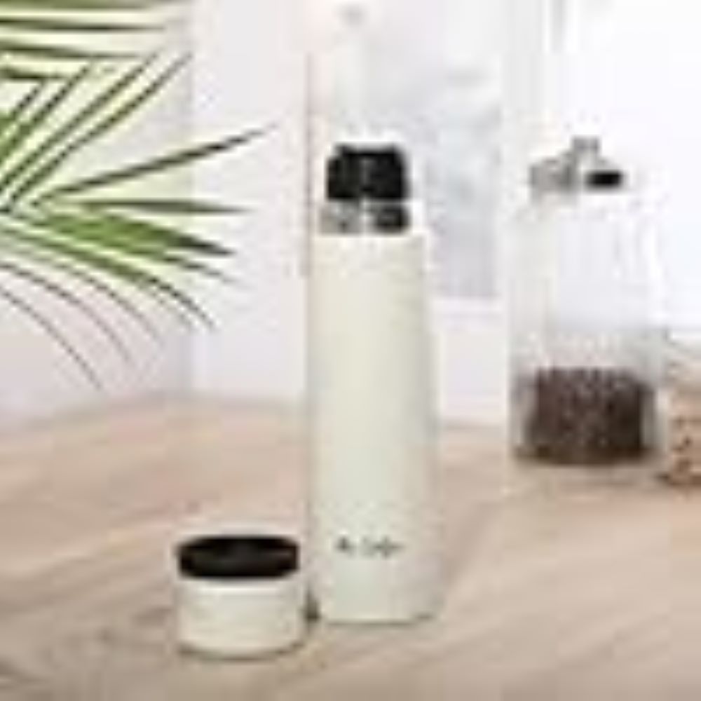 Silverleaf 23-oz. Stainless Steel Thermal Bottle, White