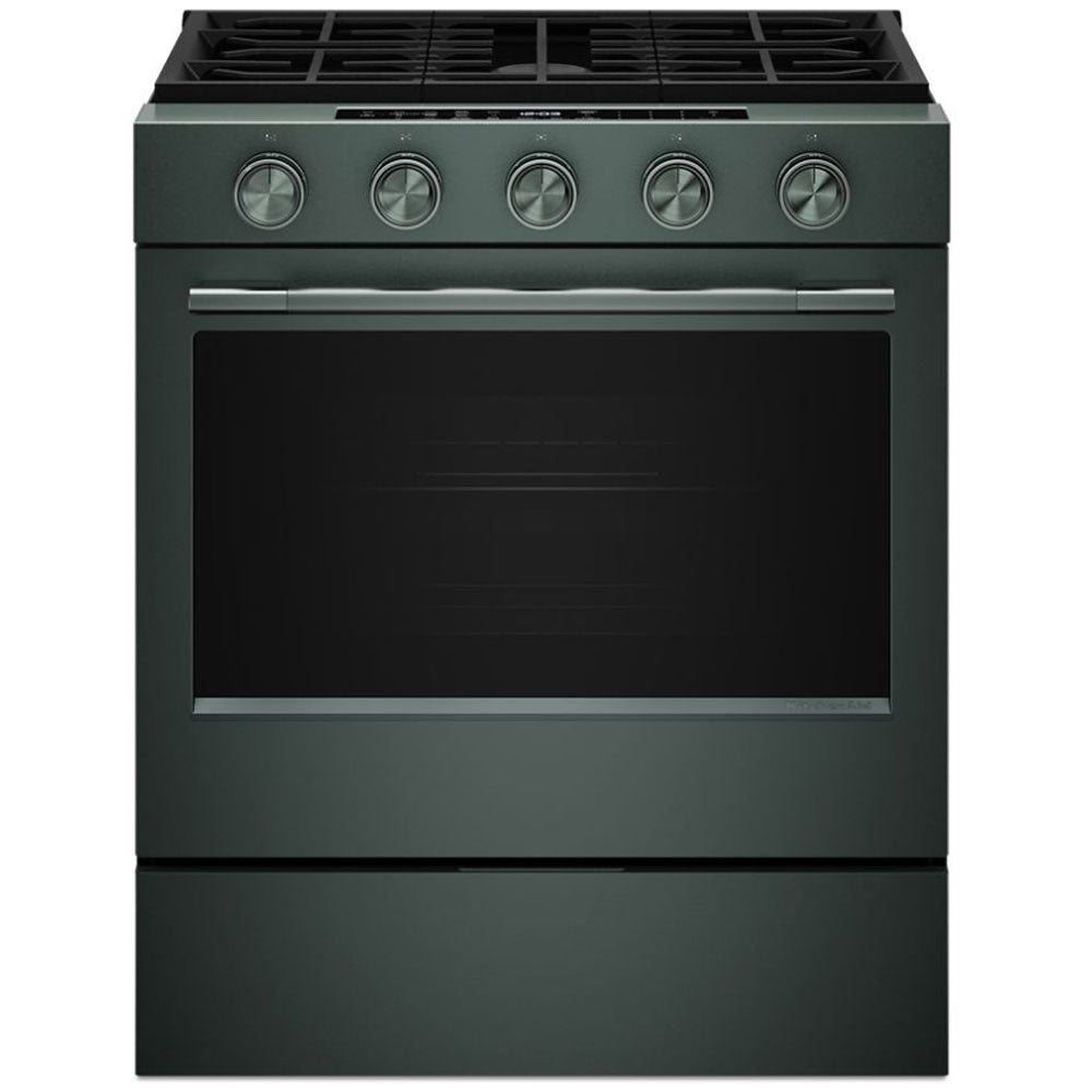 5.0 CuFt Smart Slide-in Gas Range in Juniper