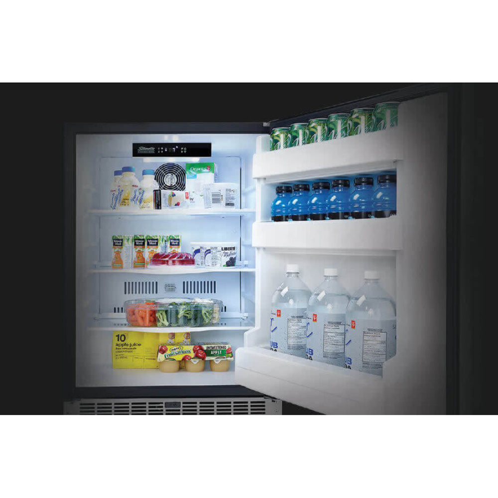 Outdoor Rated Stainless Steel Fridge