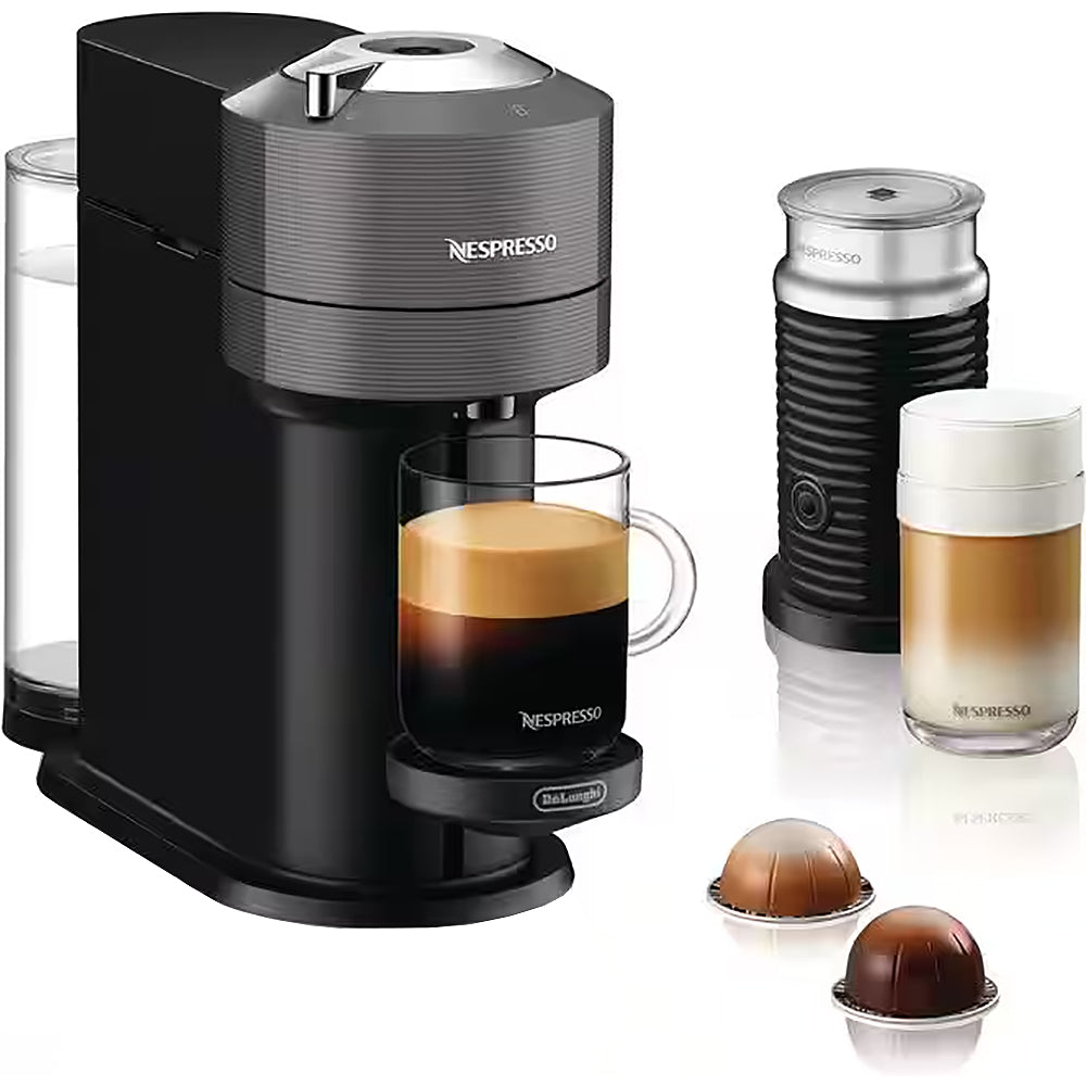 Vertuo Next Coffee & Espresso Machine in Dark Gray with Aeroccino