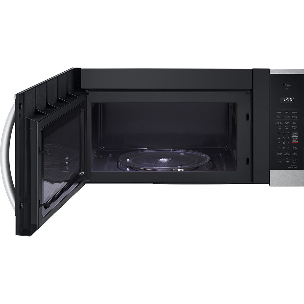 1.8 CuFt Smart 1000 Wattage Over-the-Range Microwave in Stainless Steel with Sensor Cook