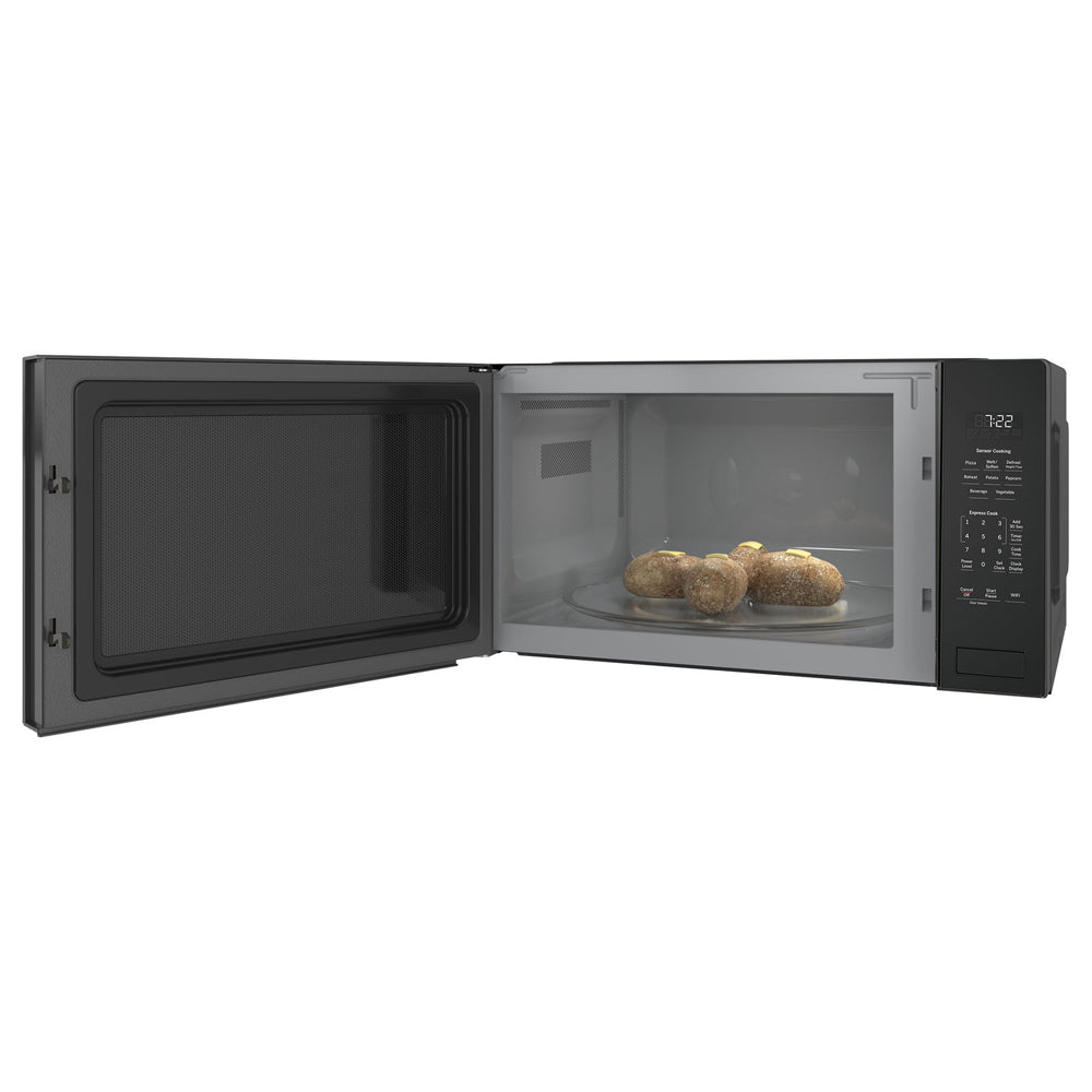 2.2 CuFt 1100 Watt Built-In Sensor Microwave in Gray