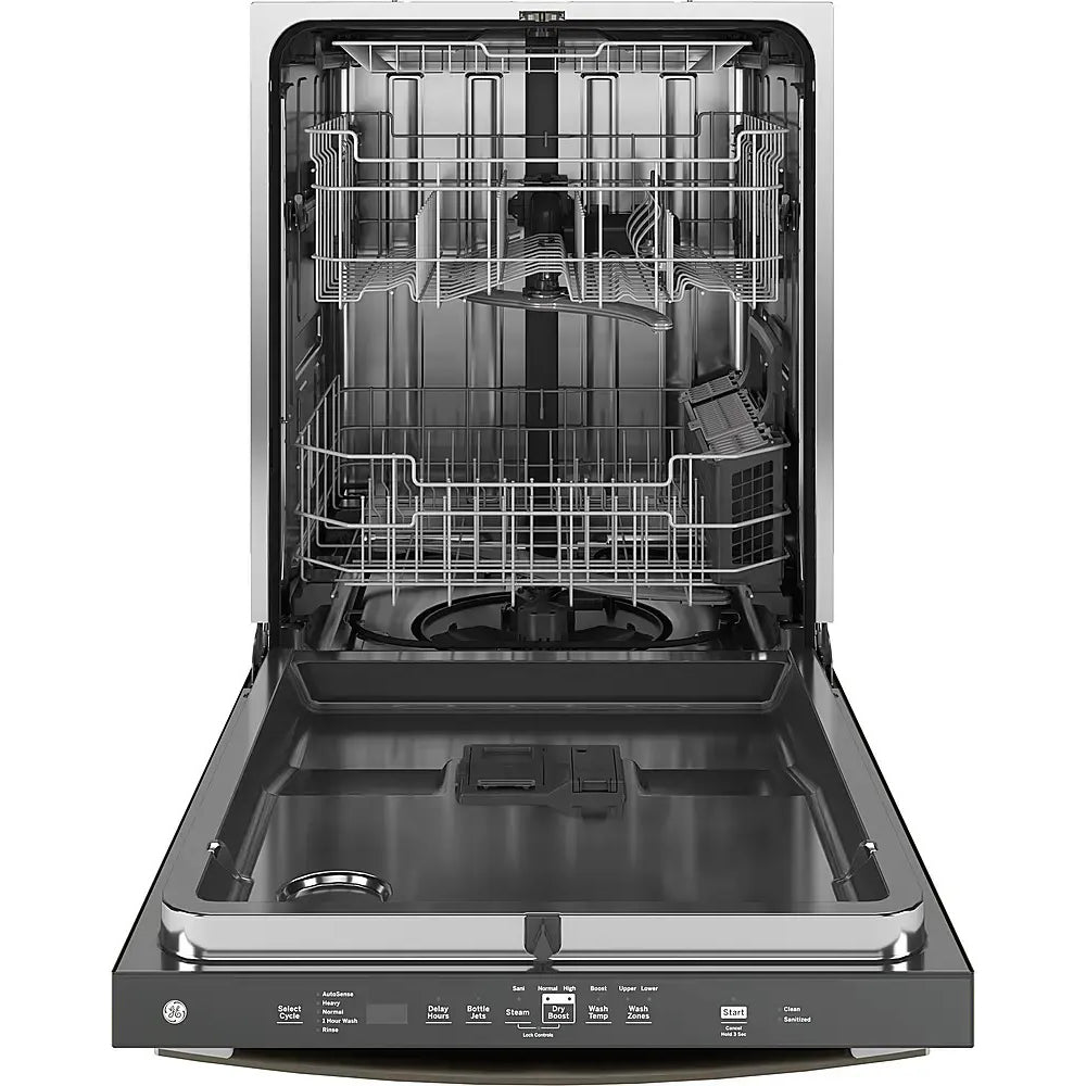 47 dBA ENERGY STAR® Fingerprint Resistant Top Control Dishwasher with Stainless Steel Interior with Sanitize Cycle - Fingerprint Resistant Slate