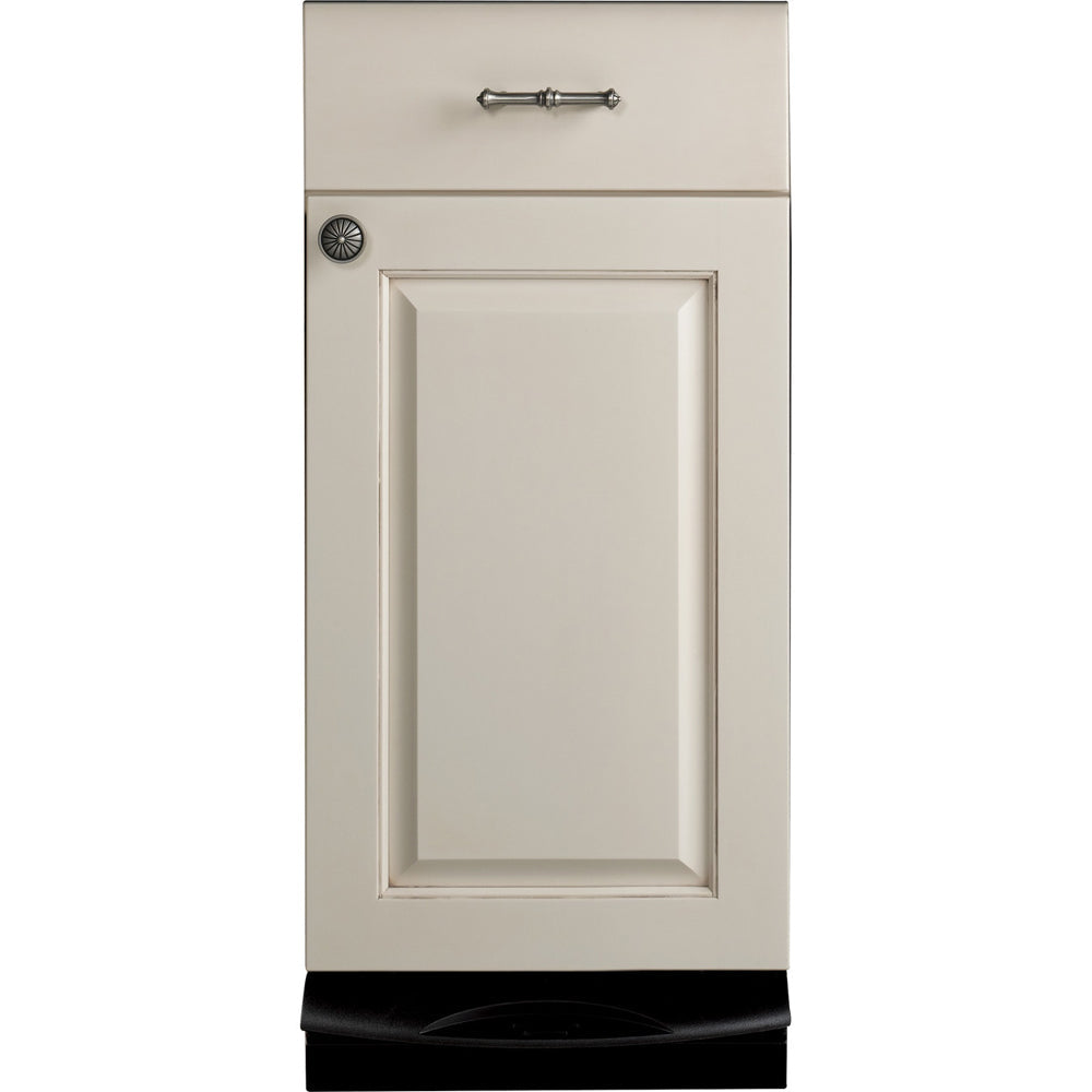 15-inch Universal Built-In Hidden Control Trash Compactor with Toe Pedal Opener - Panel Ready