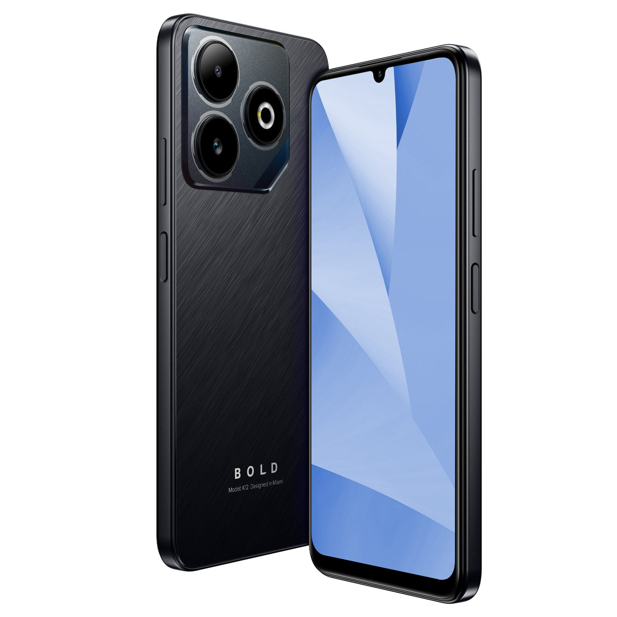 BOLD K12 6,8" HD Infinity Display 128GB Storage 4GB+(8GB Xtra RAM) Black