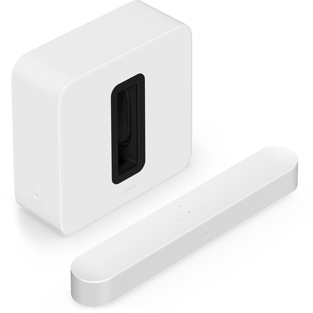 Premium Entertainment Set with Beam - White