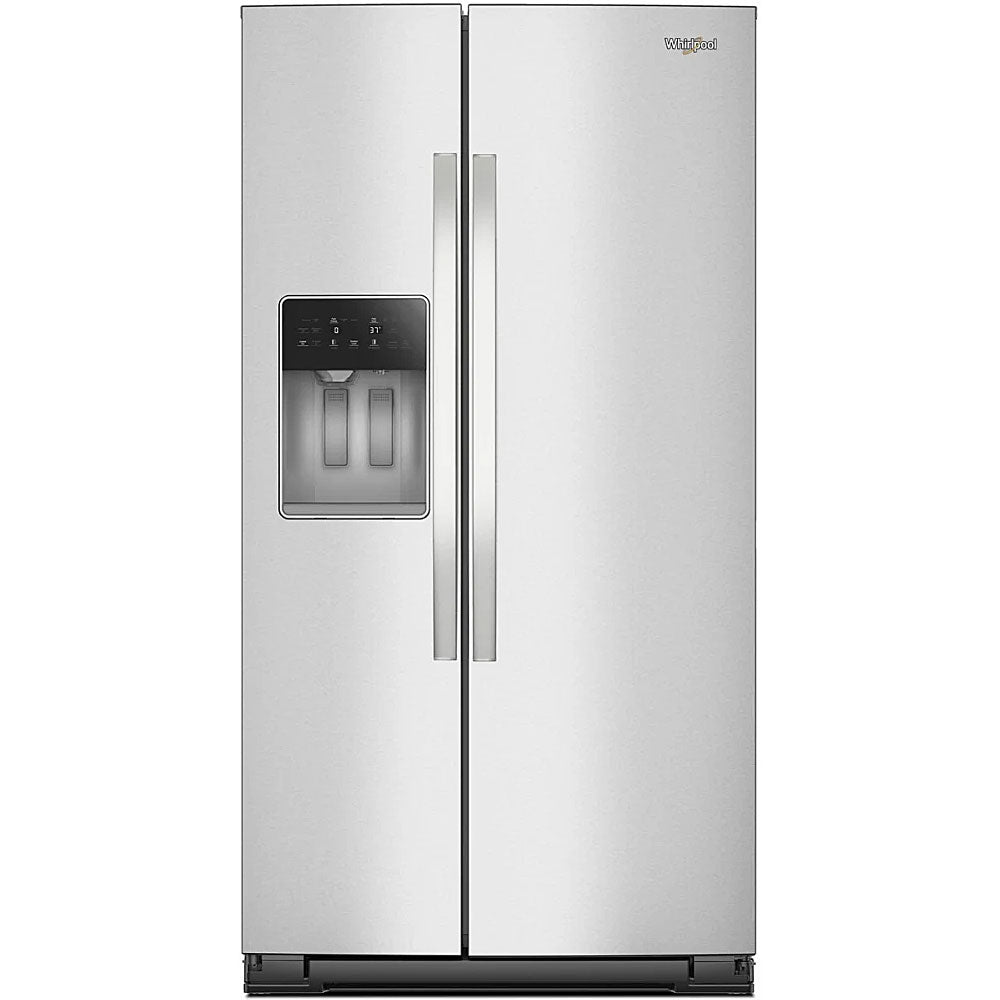 28 CuFt Side by Side Refrigerator in Stainless Steel