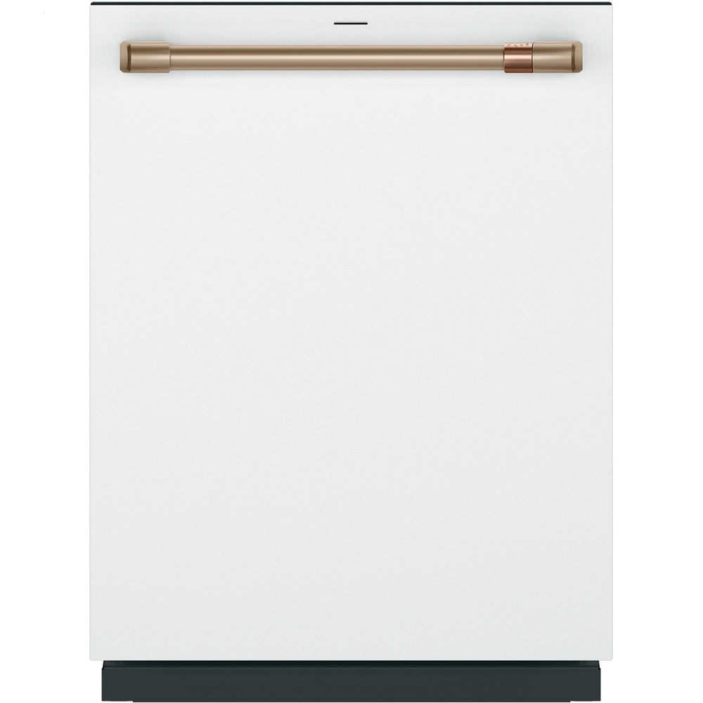39 dBA CustomFit Stainless Interior Smart Dishwasher in Matte White