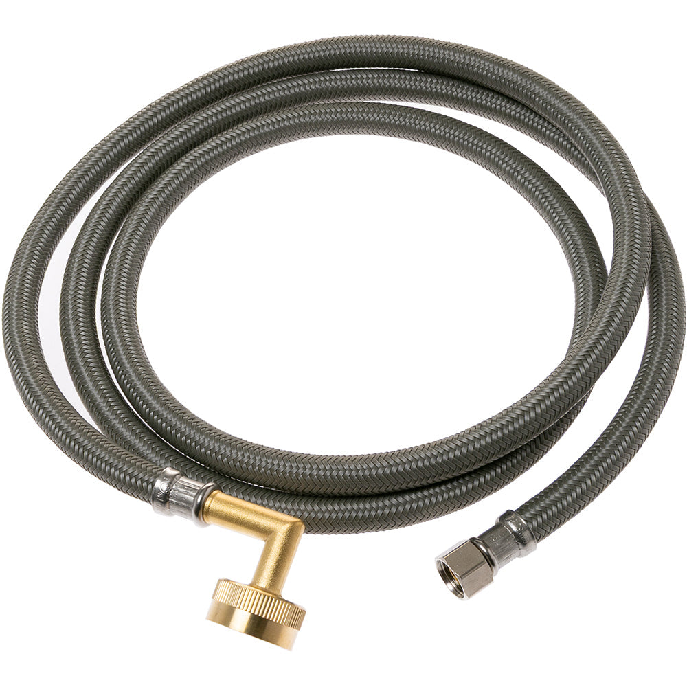 6' Braided Install Hose with 3/4" Elbow