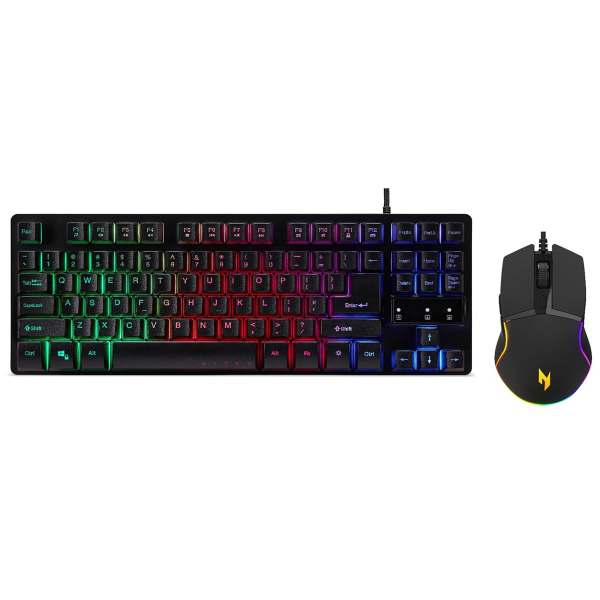 Nitro Gaming Keyboard and Mouse Combo Set