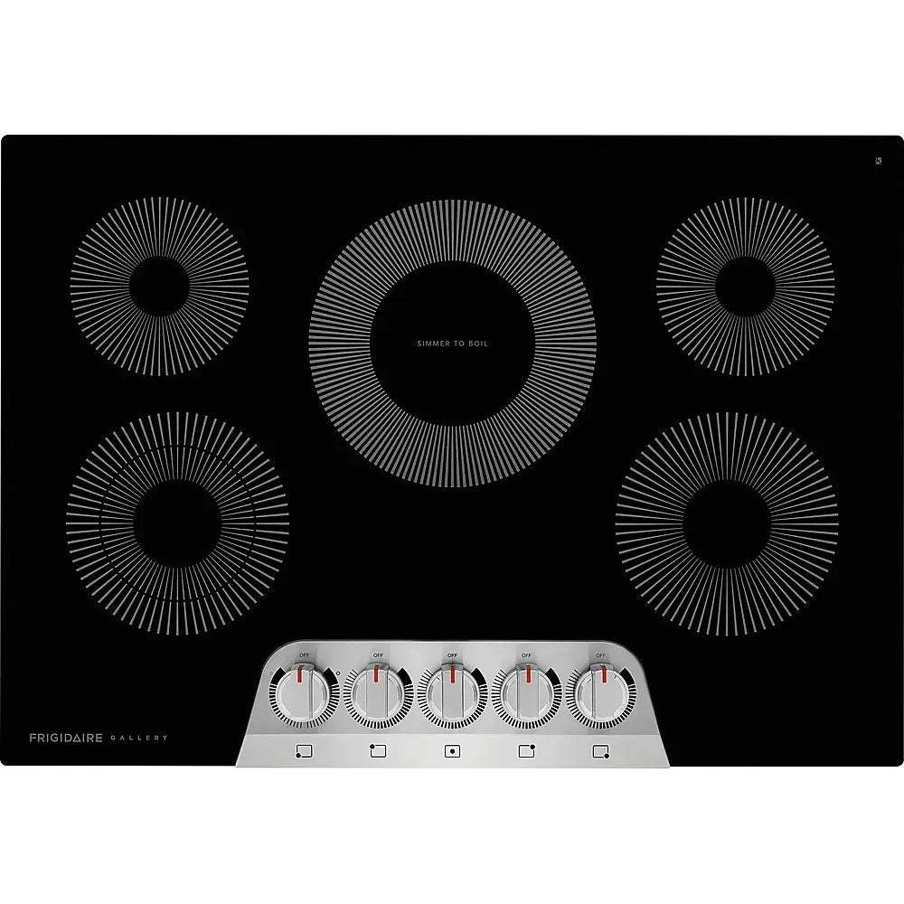 30-Inch Electric Cooktop - Stainless Steel