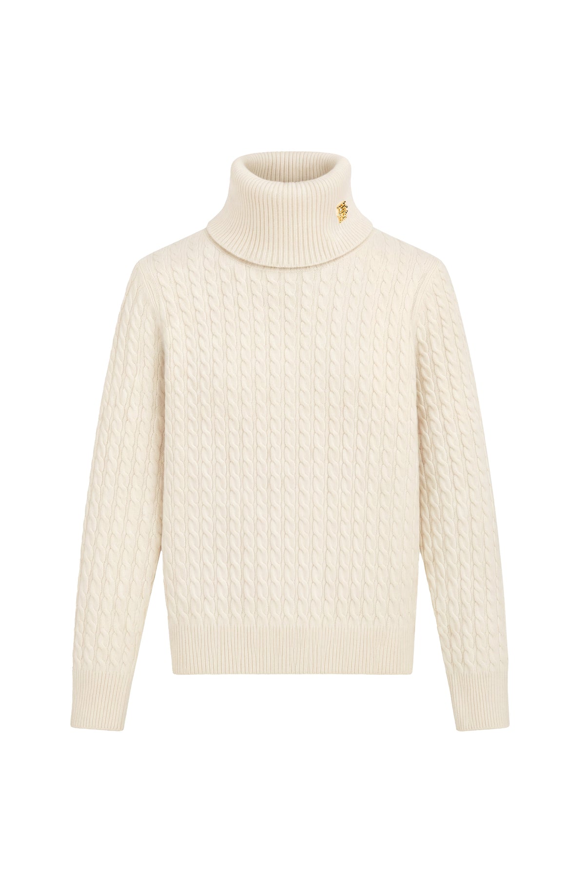 Polly Roll Neck Knit (Winter White)