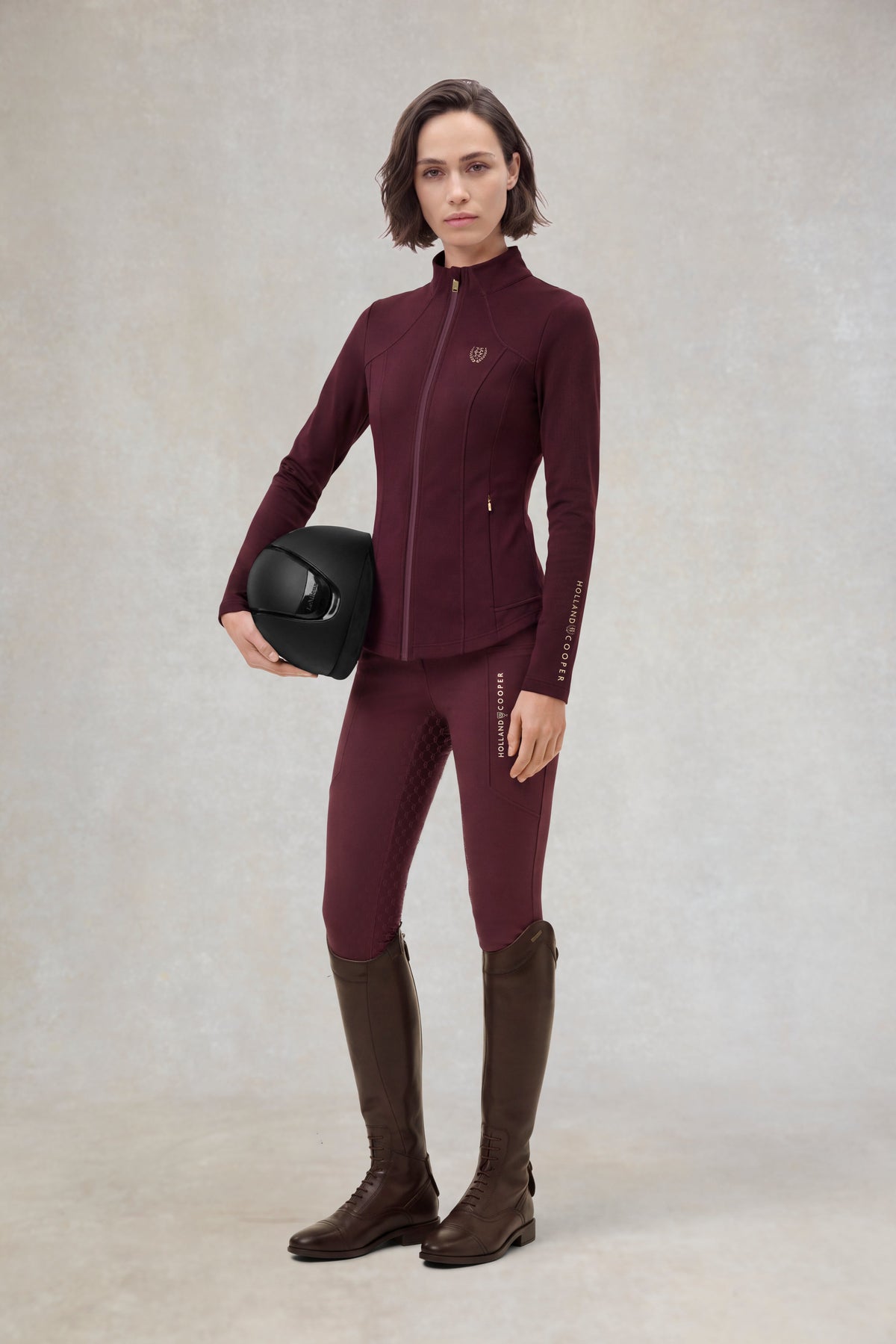 Chiltern Zip Training Top (Mulberry)