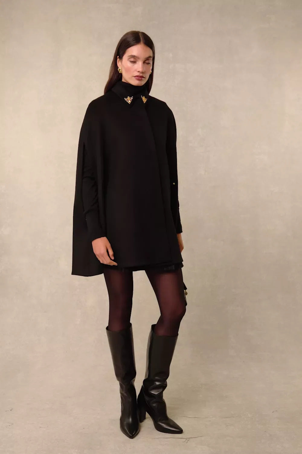 Knightsbridge Cape (Soft Black)