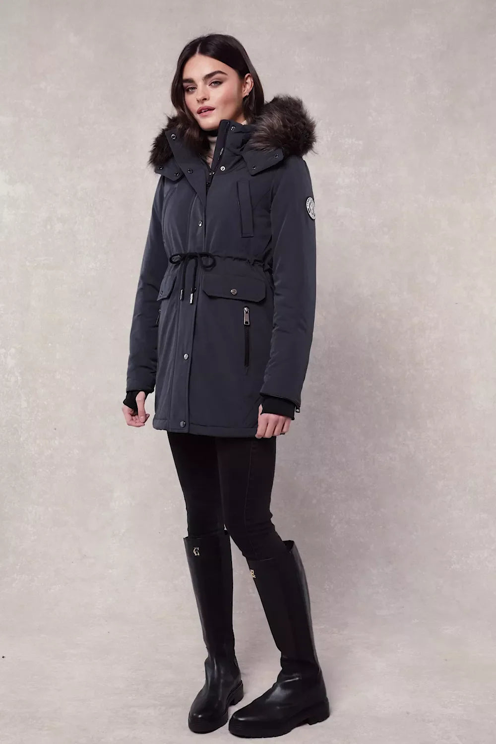 Corvara Parka (Charcoal)