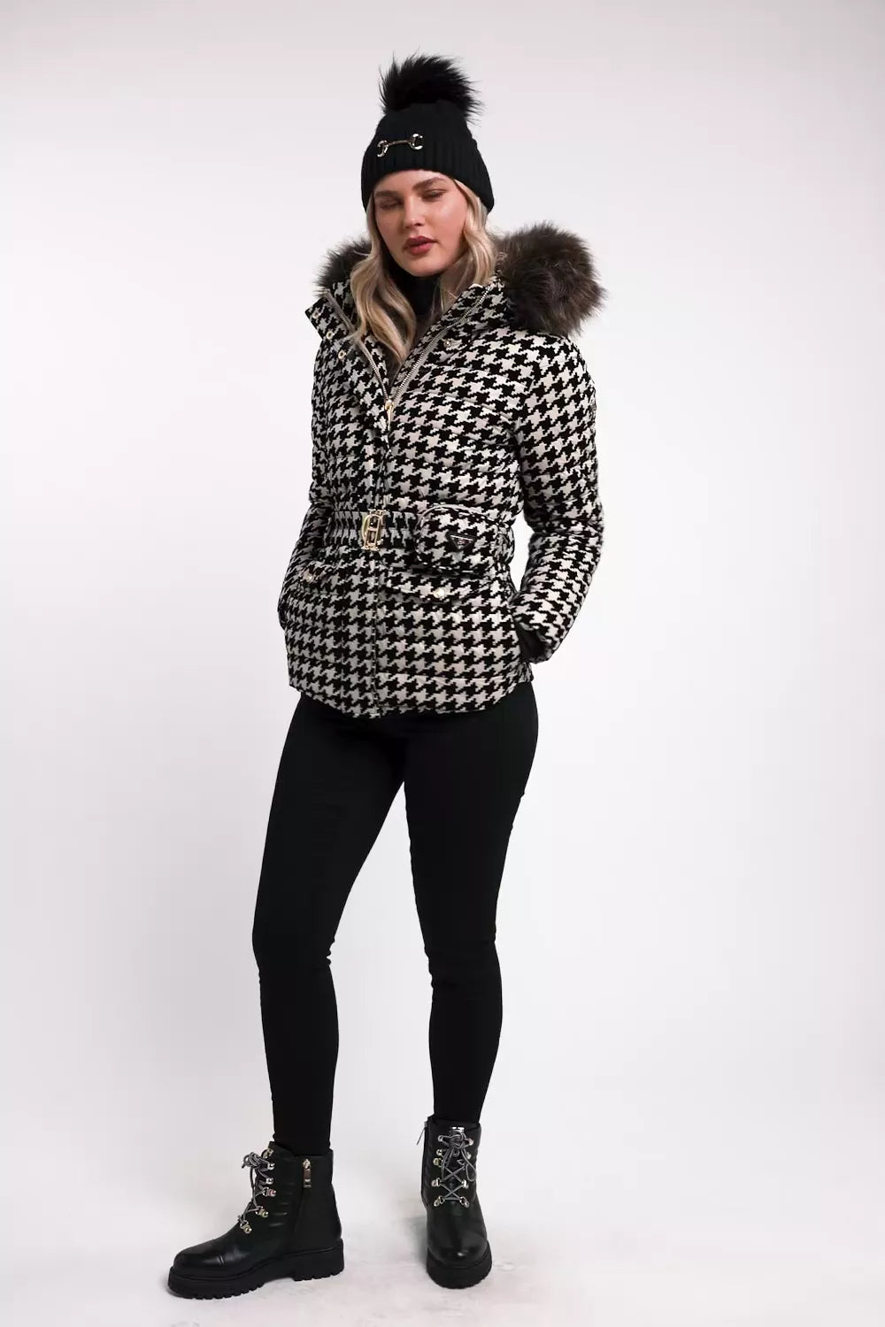 Moritz Jacket (Ecru Houndstooth)