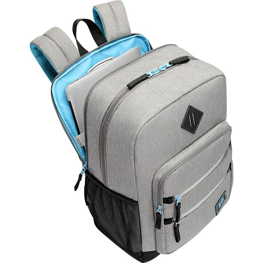 New York Vortex Backpack - Gray/Light Blue