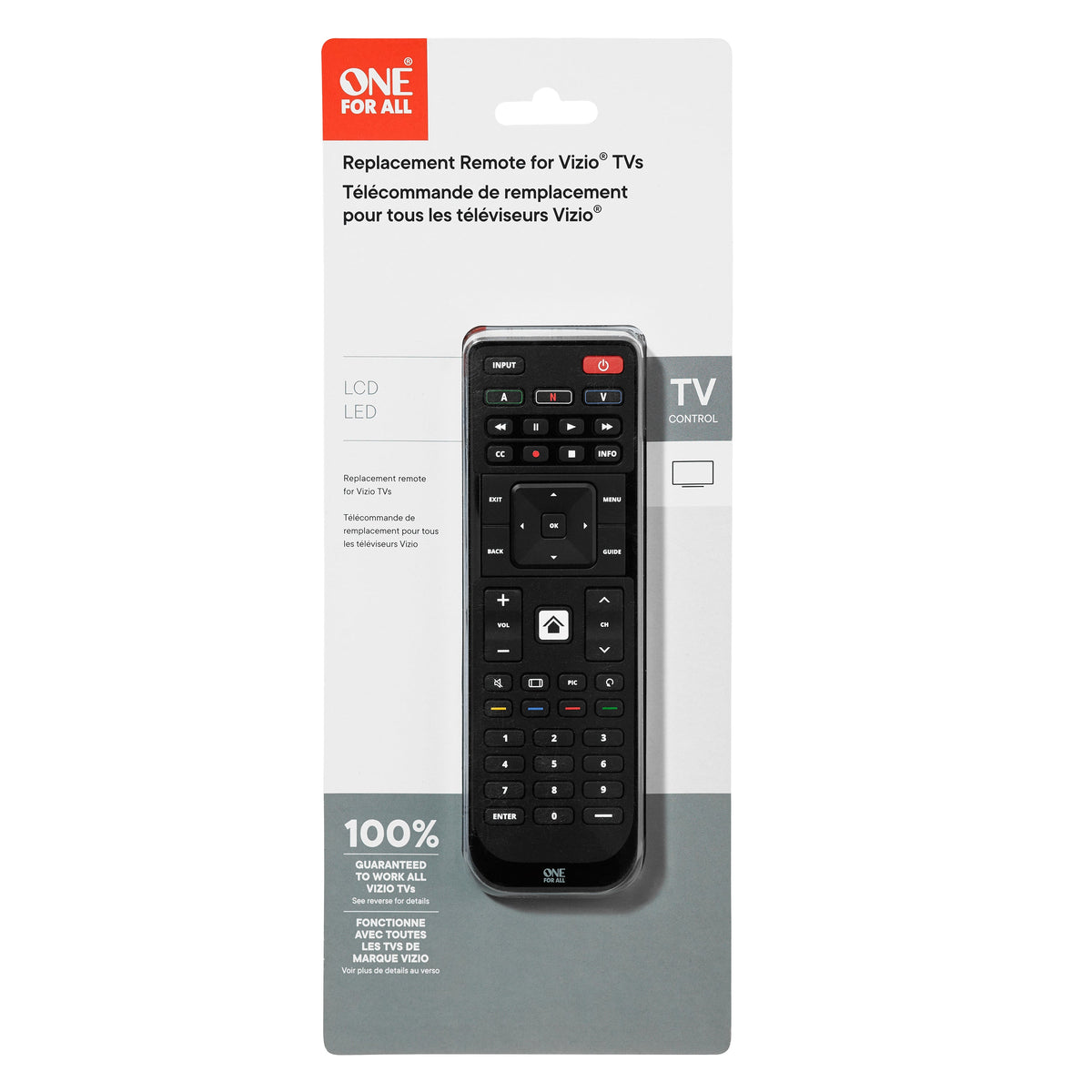 Vizio TV Replacement Remote Control