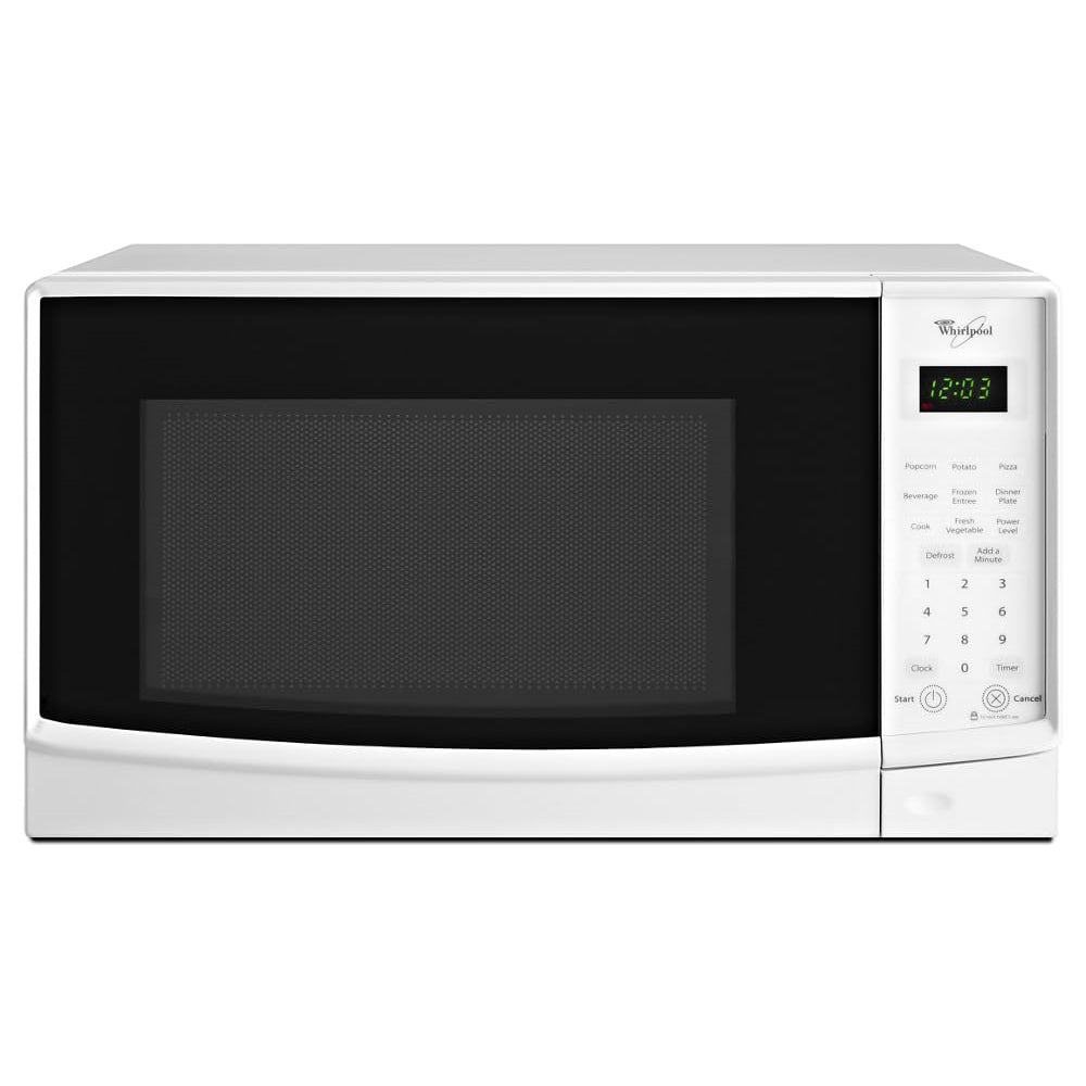 0.7 Cu Ft Countertop Microwave with Electronic Touch Controls - White