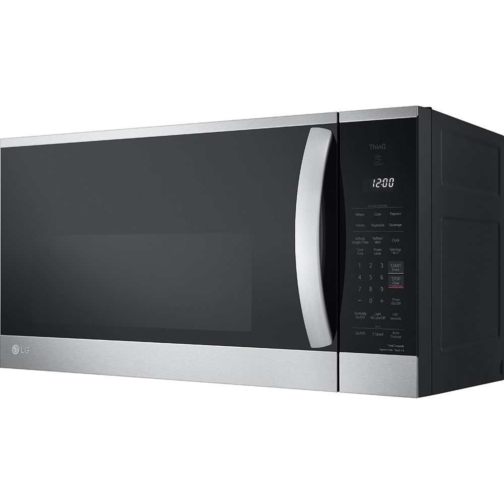 1.8 CuFt Smart 1000 Wattage Over-the-Range Microwave in Stainless Steel with Sensor Cook