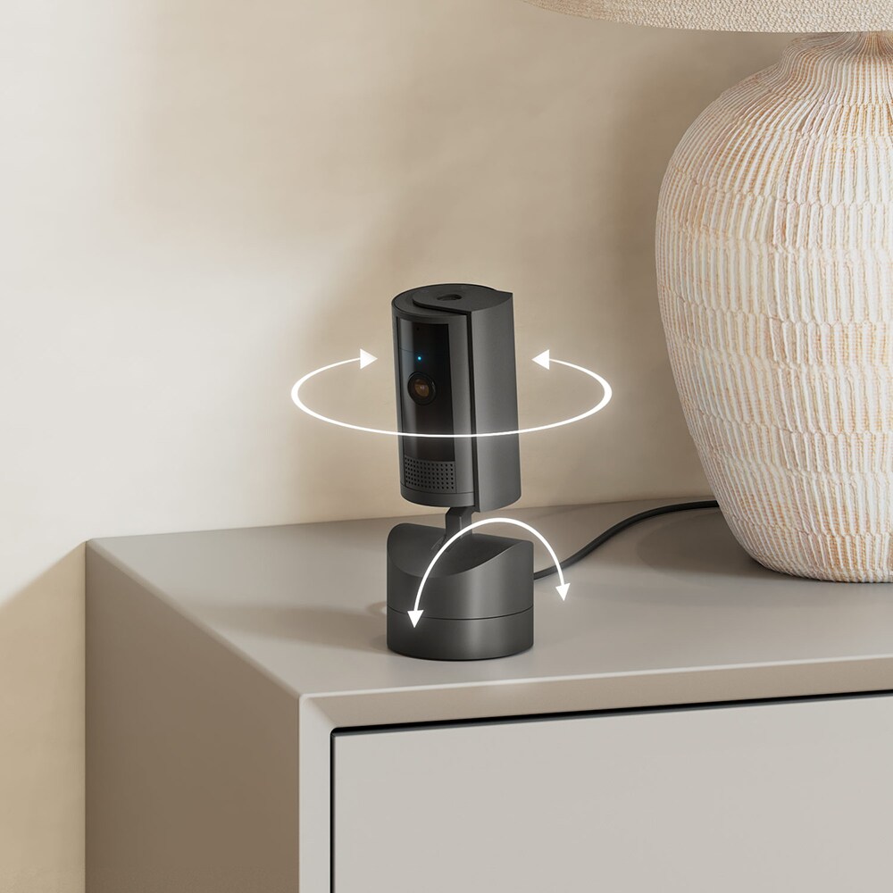 Pan-Tilt Indoor Cam - Black