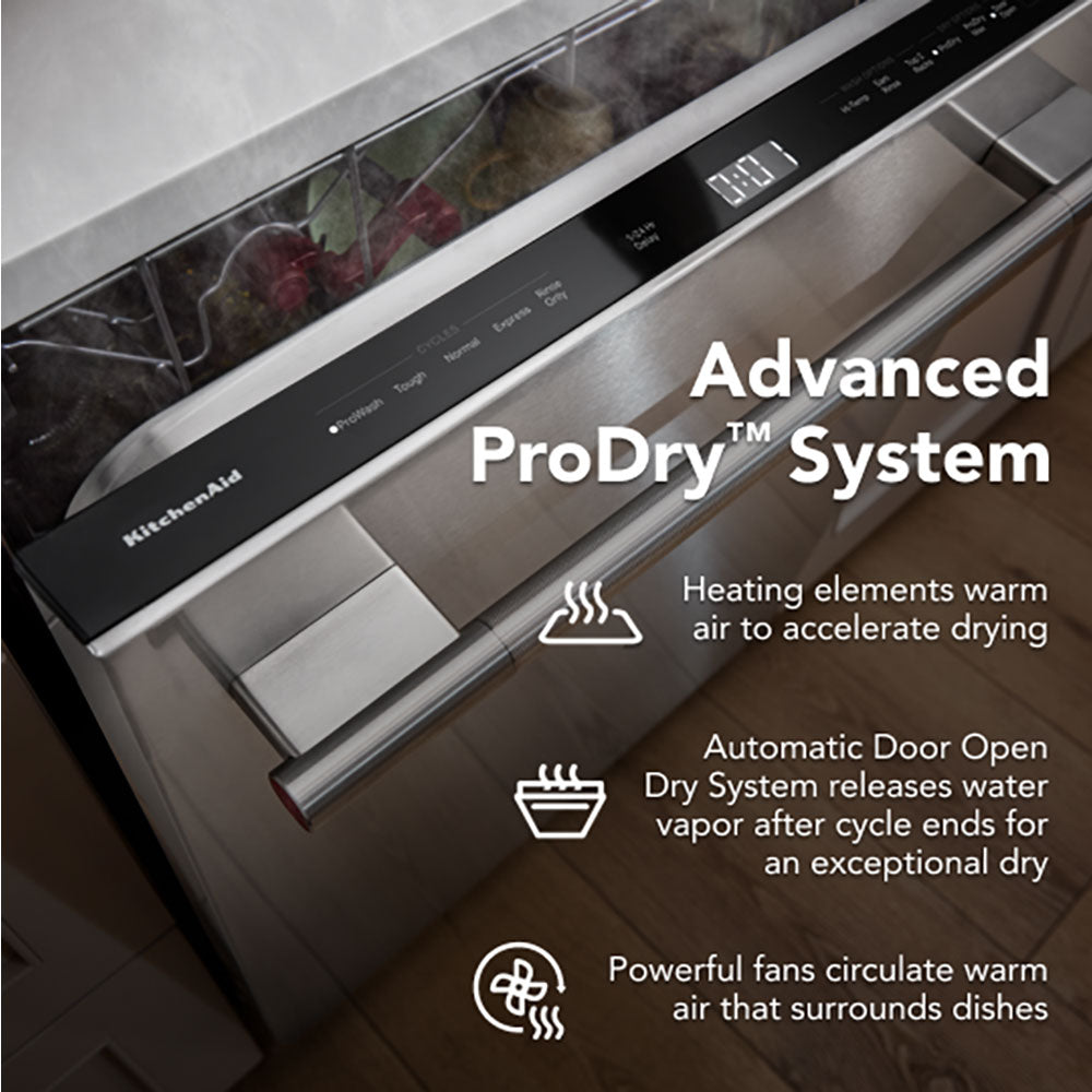 44 dBA 360° Max Jets™ Third Rack Dishwasher with Advanced ProDry™ System