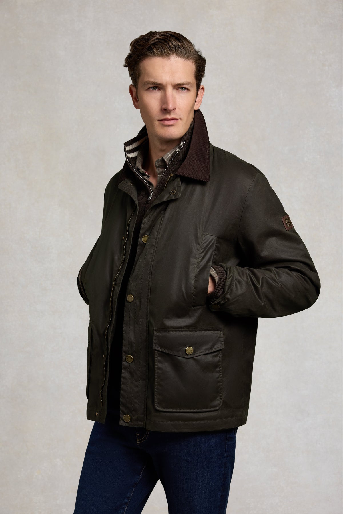 Men's Classic Wax Jacket (Moss Wax)
