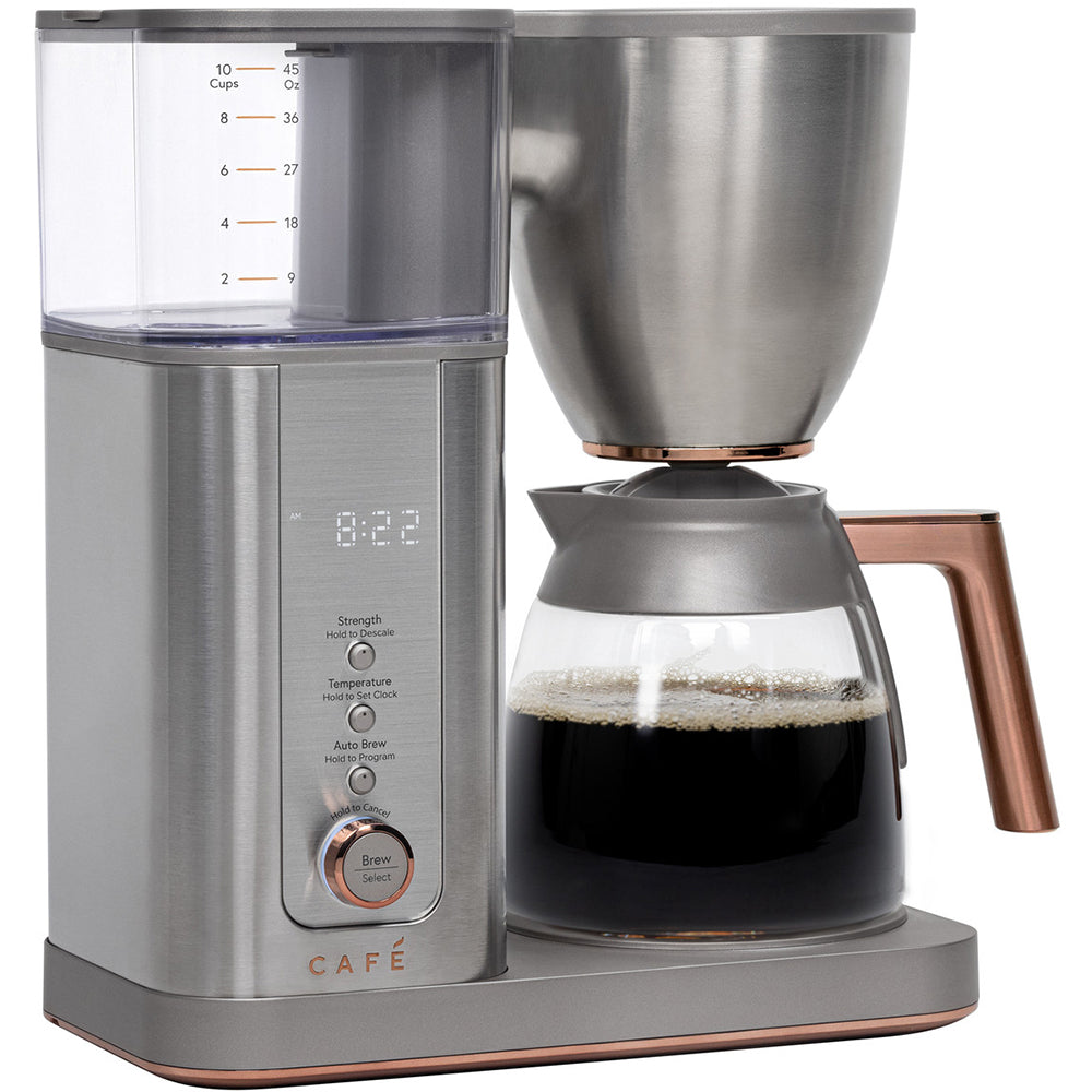 Specialty Drip Coffee Maker with Glass Carafe - Stainless Steel