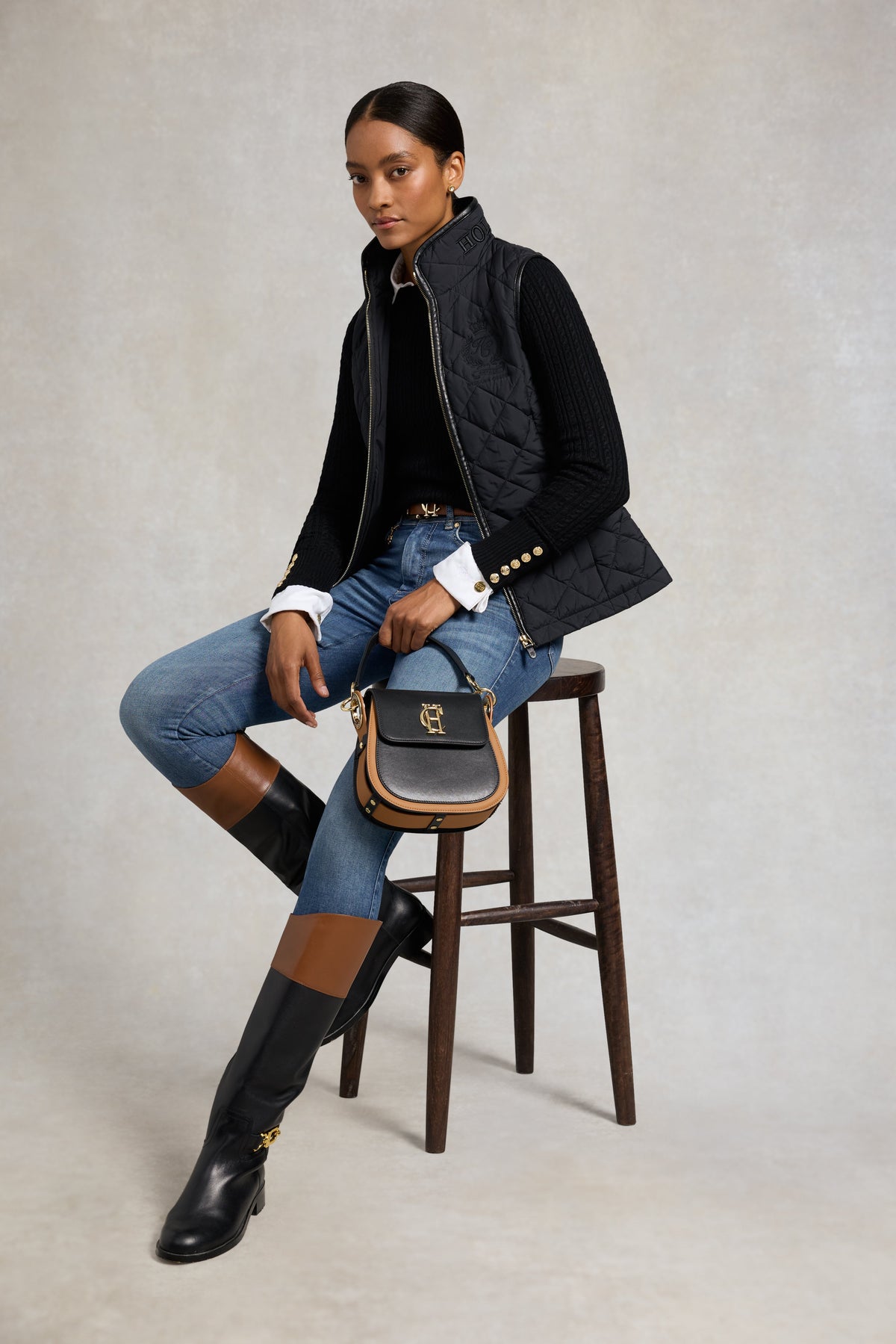Bridle Boot (Black Tan)