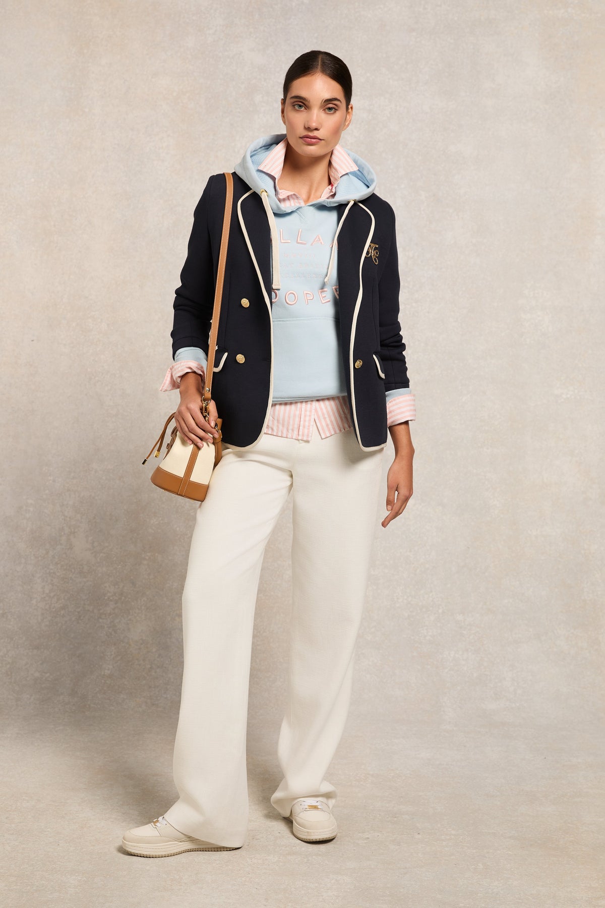 Varsity Hoodie (Pale Blue)