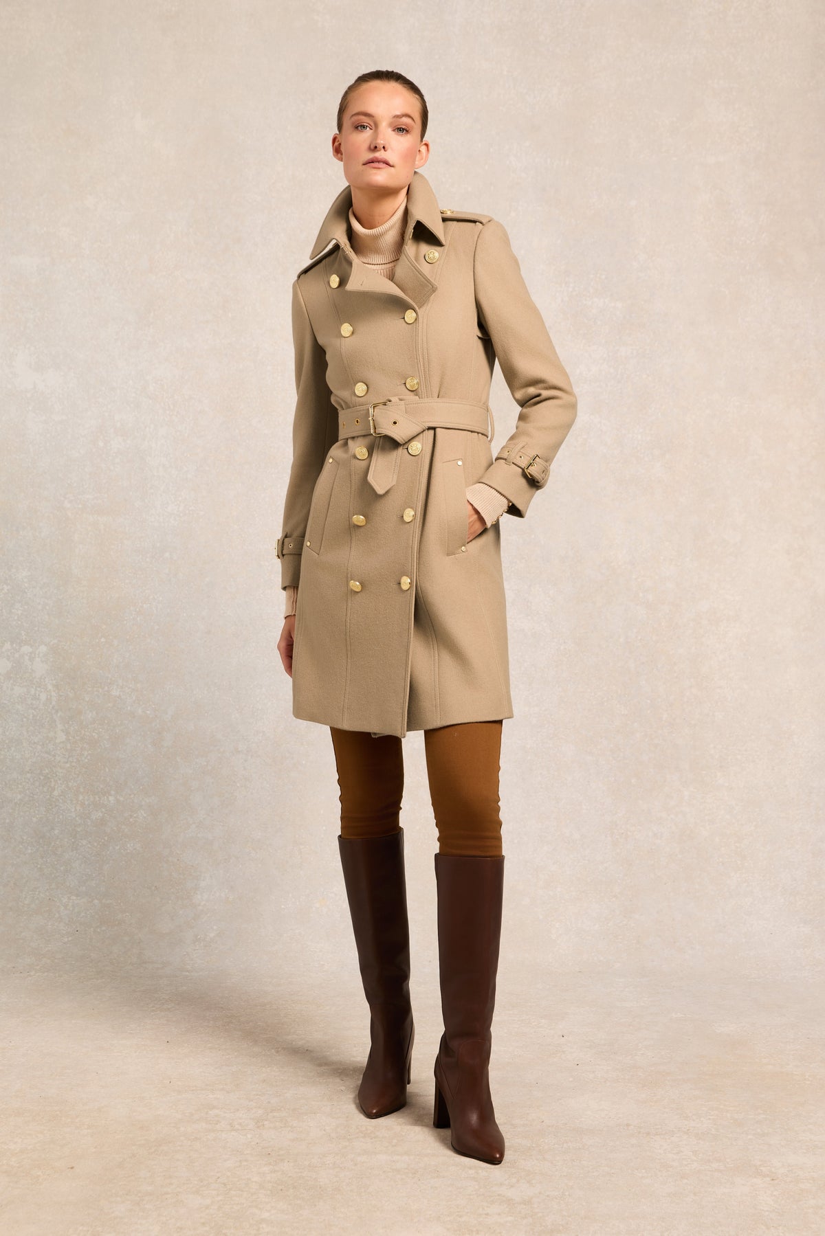 Marlborough Trench Coat (Camel)