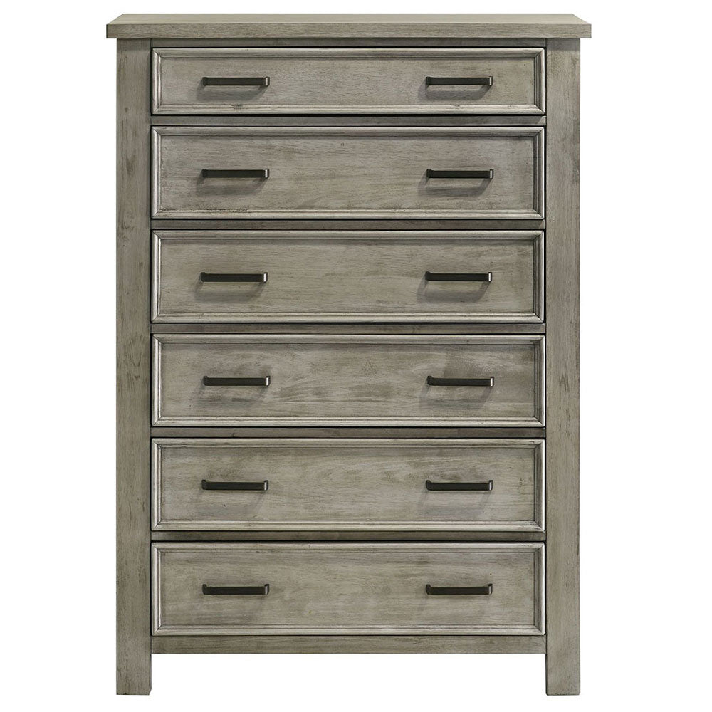 Finlay 6 Drawer Chest- Drift Gray