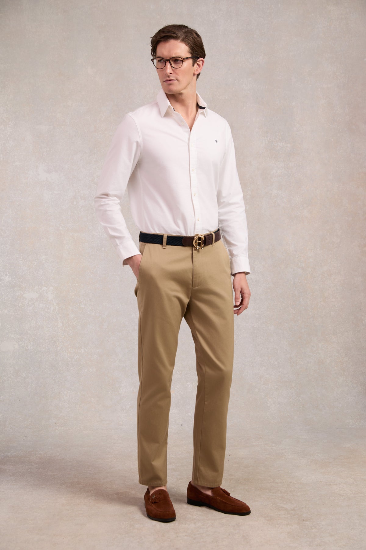 Men's Oxford Shirt (White)