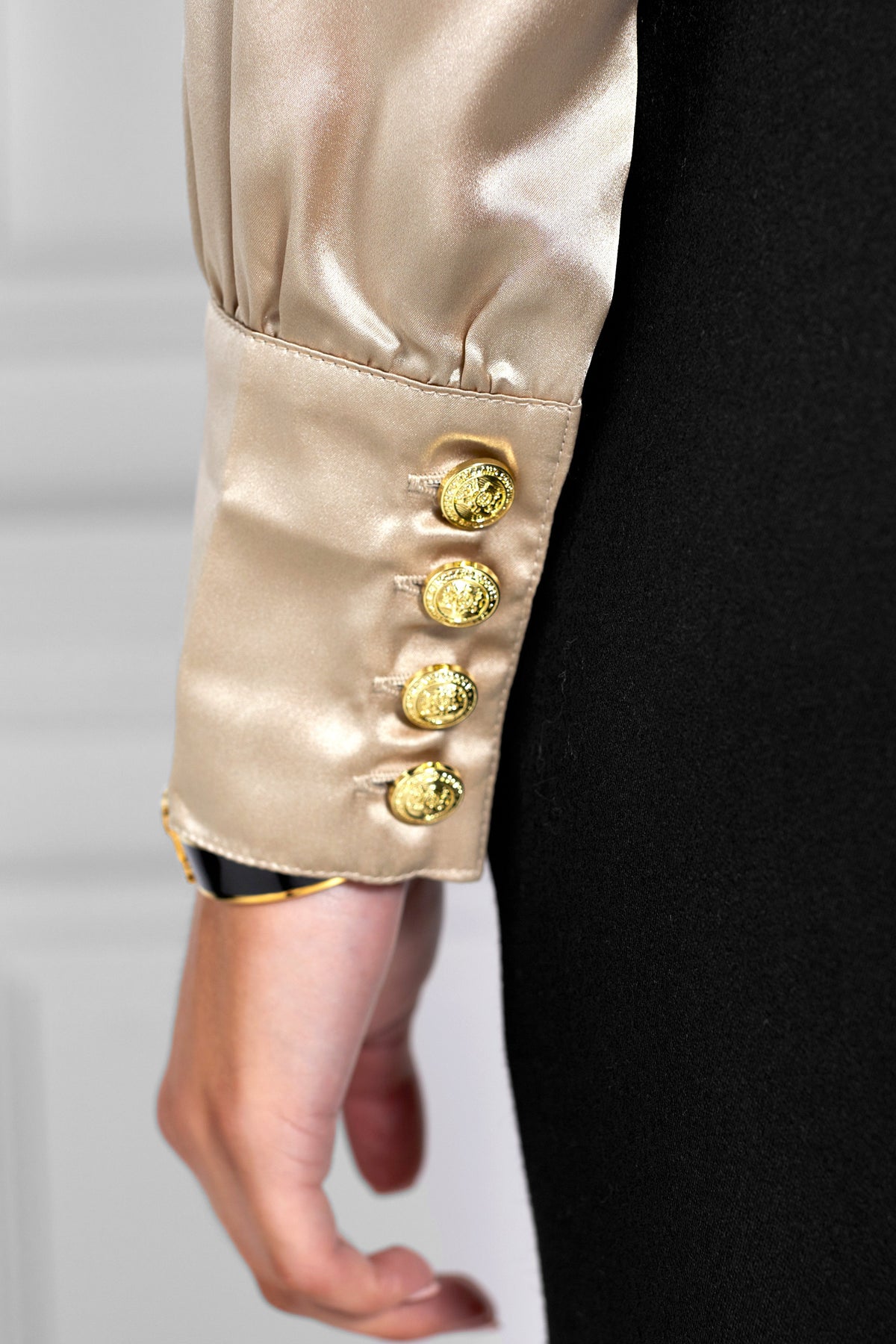 Silk Bodysuit (Champagne)