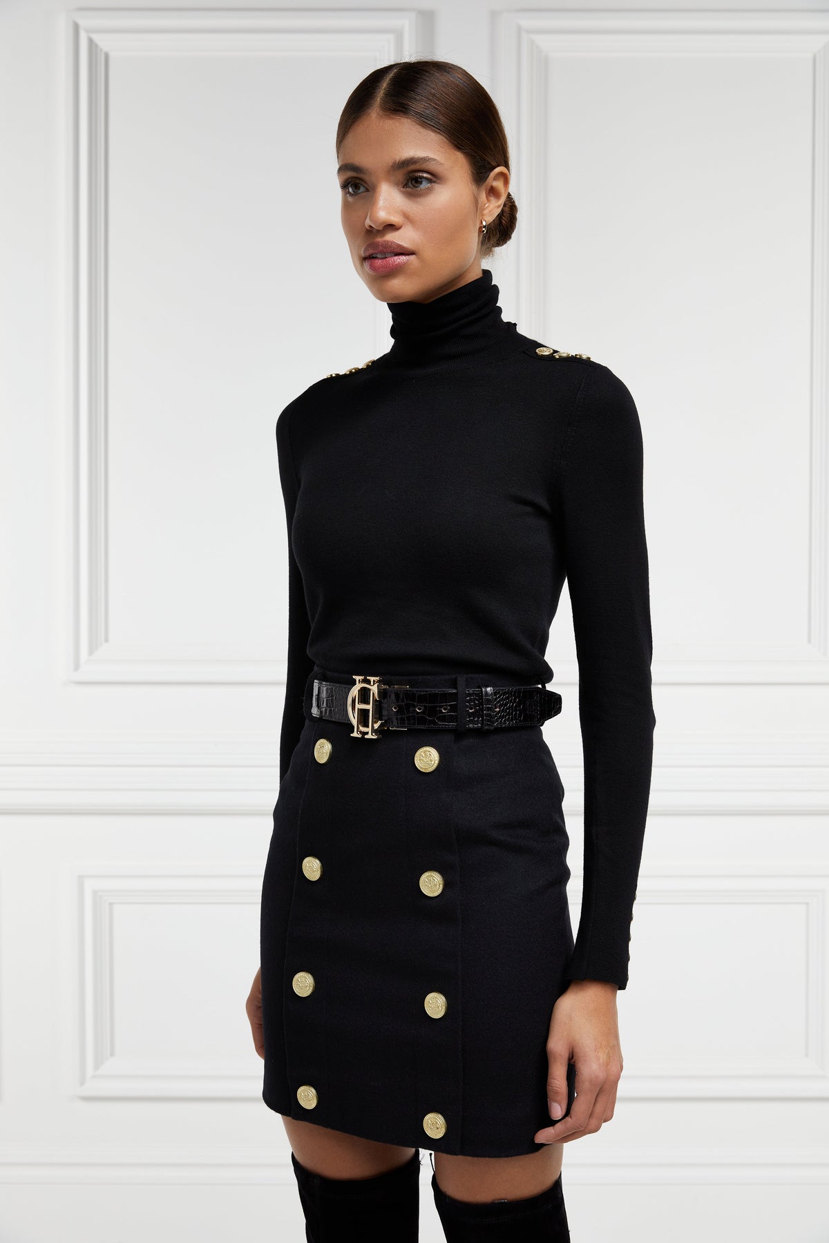 Knightsbridge Skirt (Soft Black)