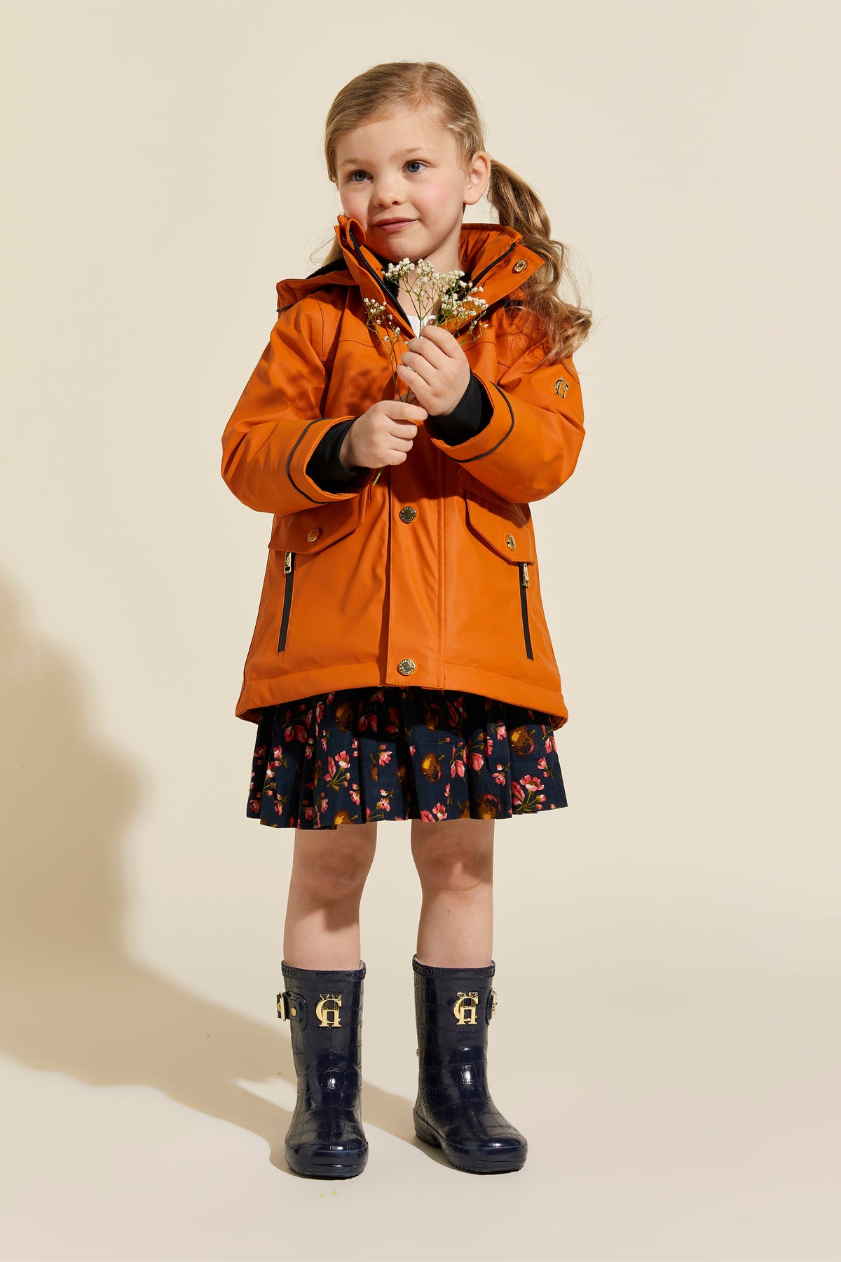 Little Sherpa Rain Mac (Firecracker)