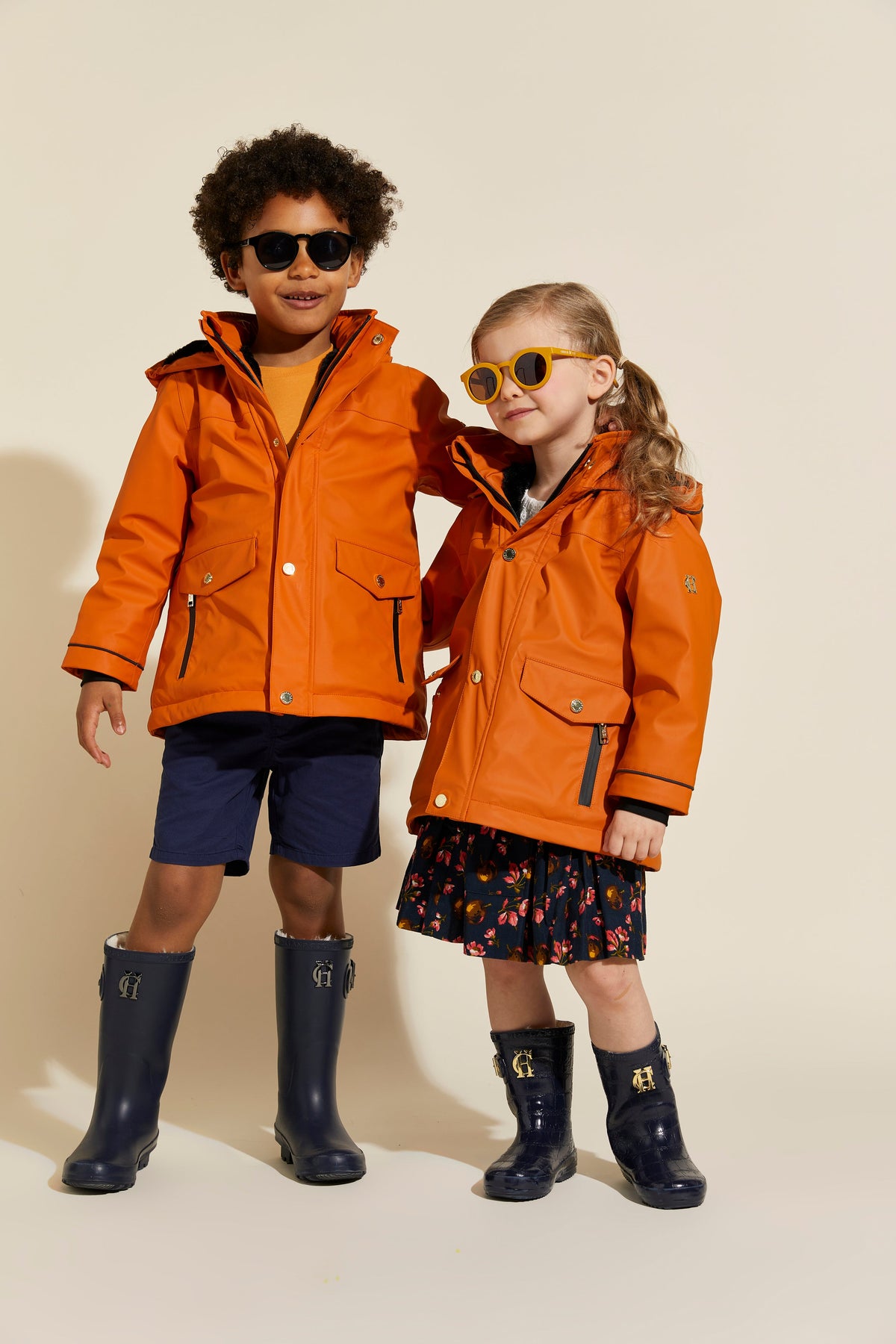 Little Sherpa Rain Mac (Firecracker)