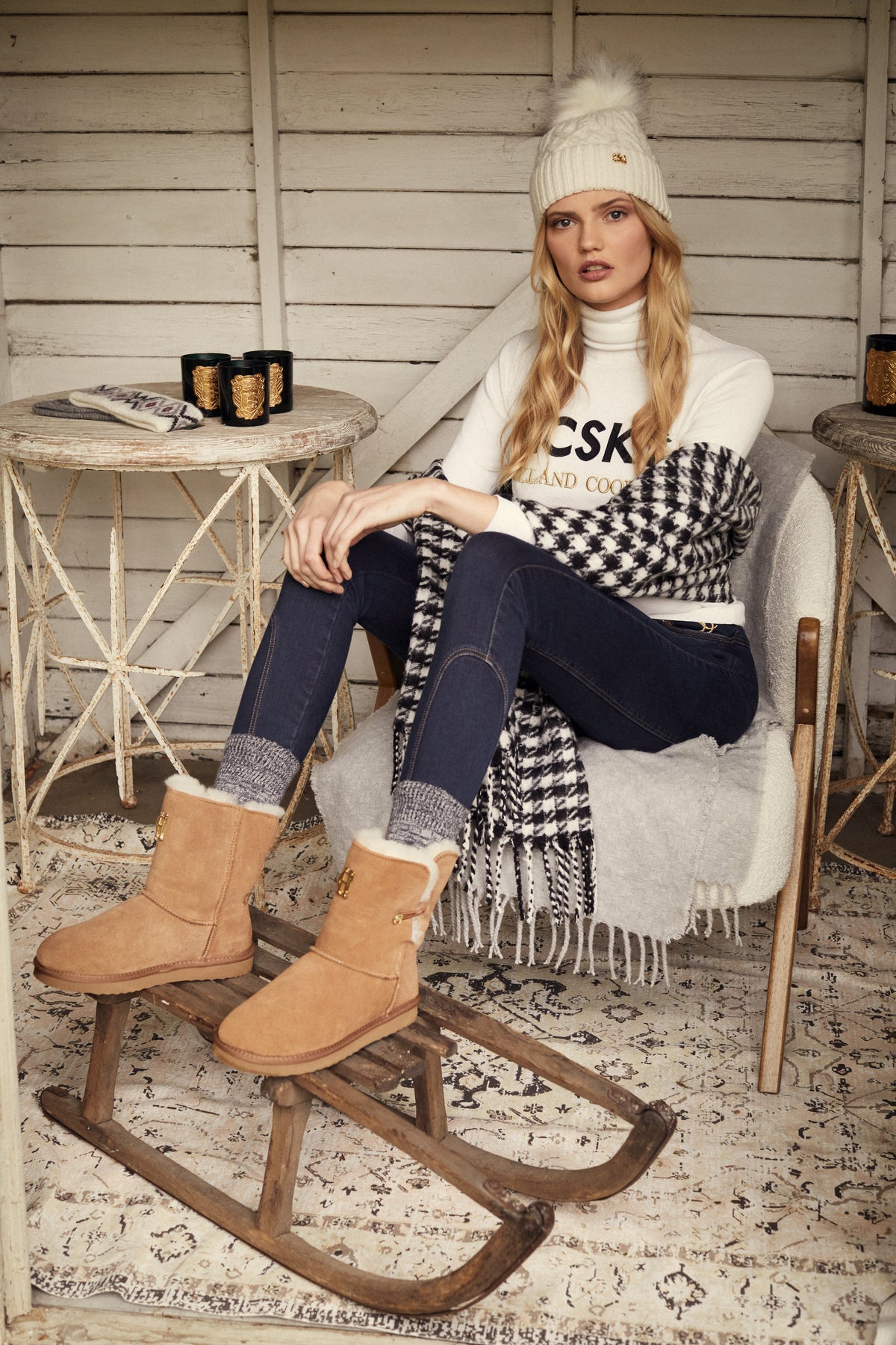 HC Shearling Boot (Tan)