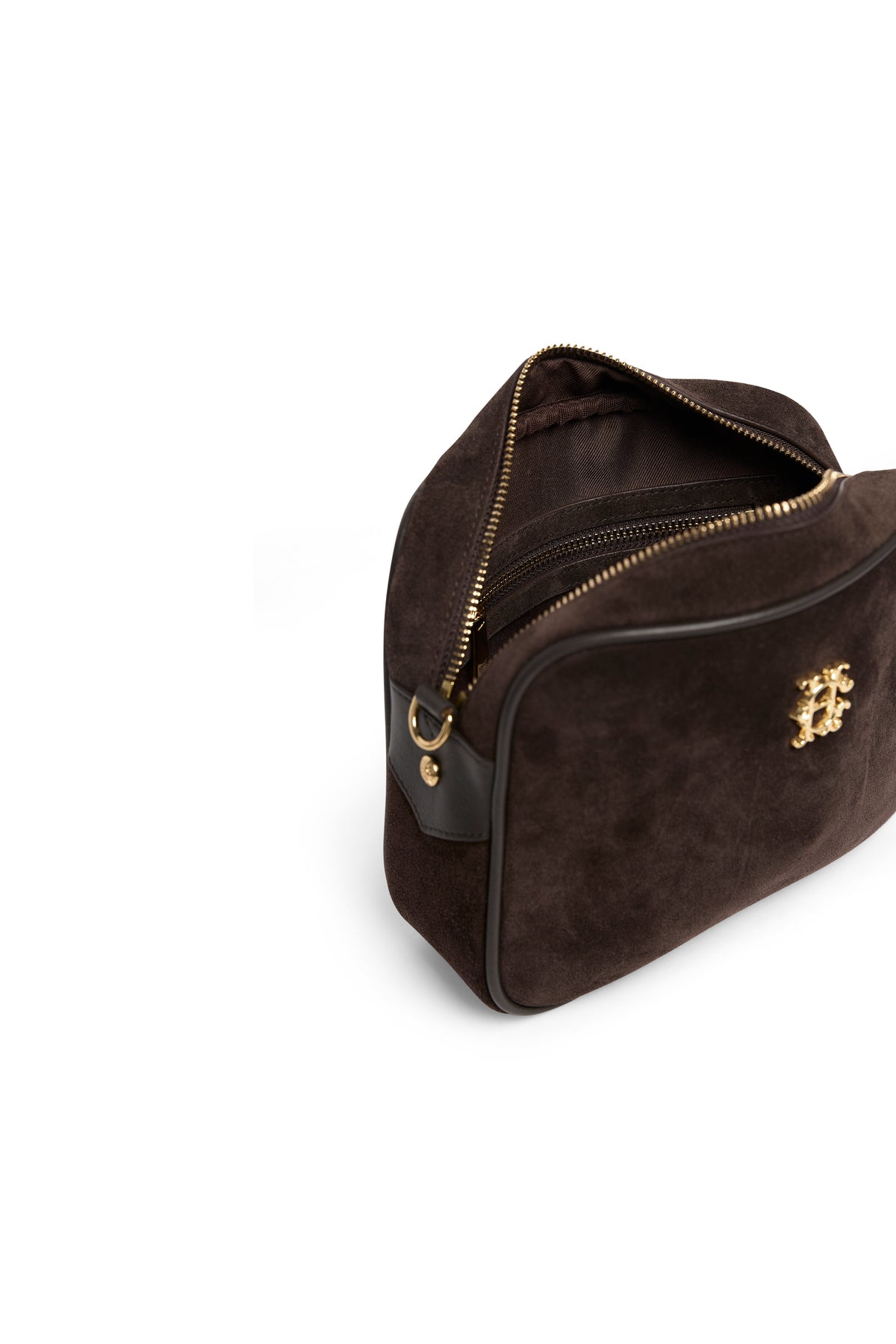 Country Camera Bag (Chocolate Suede)