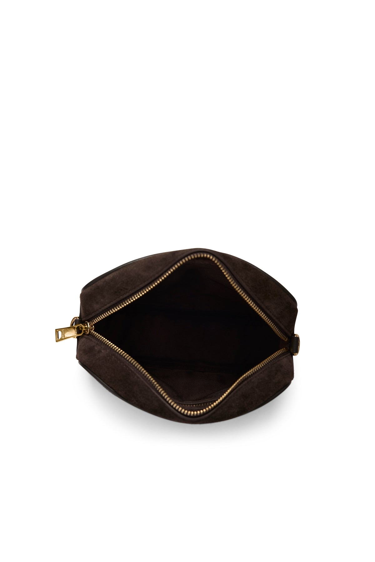 Country Camera Bag (Chocolate Suede)